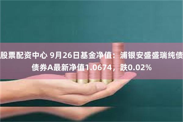 股票配资中心 9月26日基金净值：浦银安盛盛瑞纯债债券A最新净值1.0674，跌0.02%