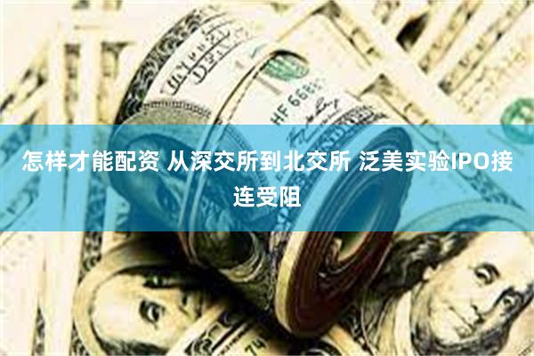 怎样才能配资 从深交所到北交所 泛美实验IPO接连受阻